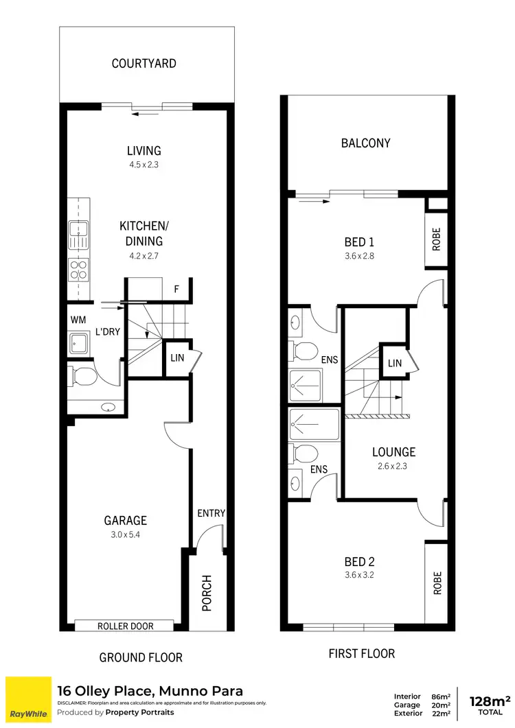 Floorplan of Homely house listing, 16 Olley Place, Munno Para SA 5115
