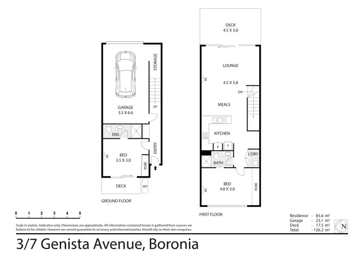 Floorplan of Homely house listing, 3/7 Genista Avenue, Boronia VIC 3155