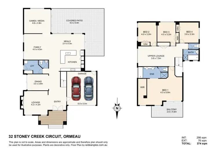 Floorplan of Homely house listing, 32 Stoney Creek Circuit, Ormeau QLD 4208