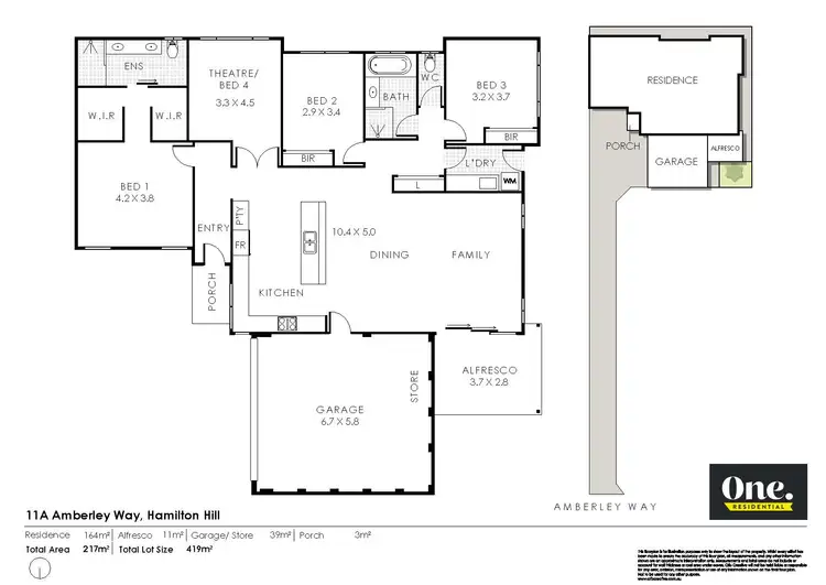 Floorplan of Homely house listing, 11A Amberley Way, Hamilton Hill WA 6163
