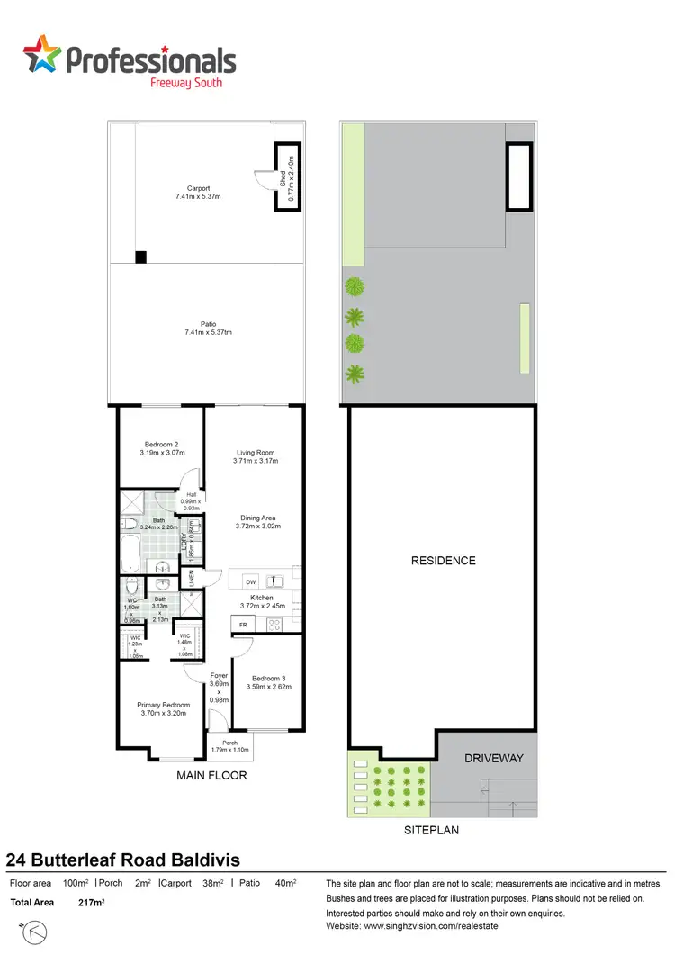 Floorplan of Homely house listing, 24 Butterleaf Road, Baldivis WA 6171