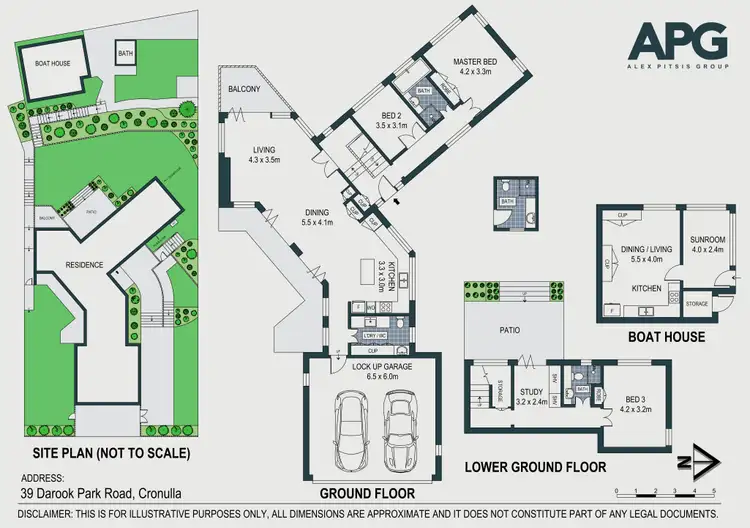 Floorplan of Homely house listing, 39 Darook Park Road, Cronulla NSW 2230