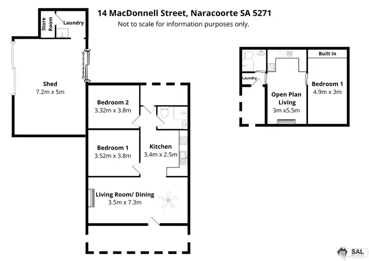 Floorplan of Homely block of units listing, 14 Macdonnell Street, Naracoorte SA 5271