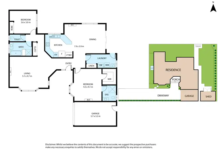 Floorplan of Homely unit listing, 2/6 Olinda Street, Glen Waverley VIC 3150