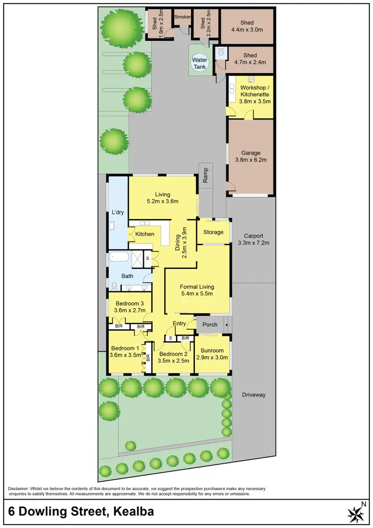 Floorplan of Homely house listing, 6 Dowling Street, Kealba VIC 3021