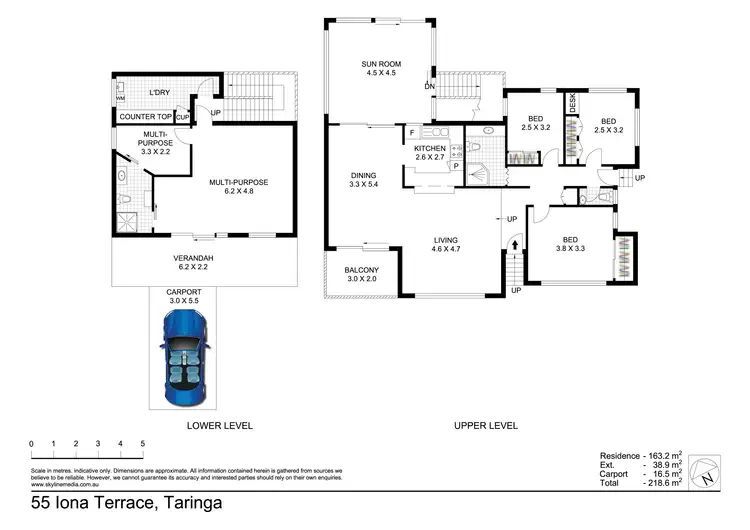 Floorplan of Homely house listing, 55 Iona Terrace, Taringa QLD 4068