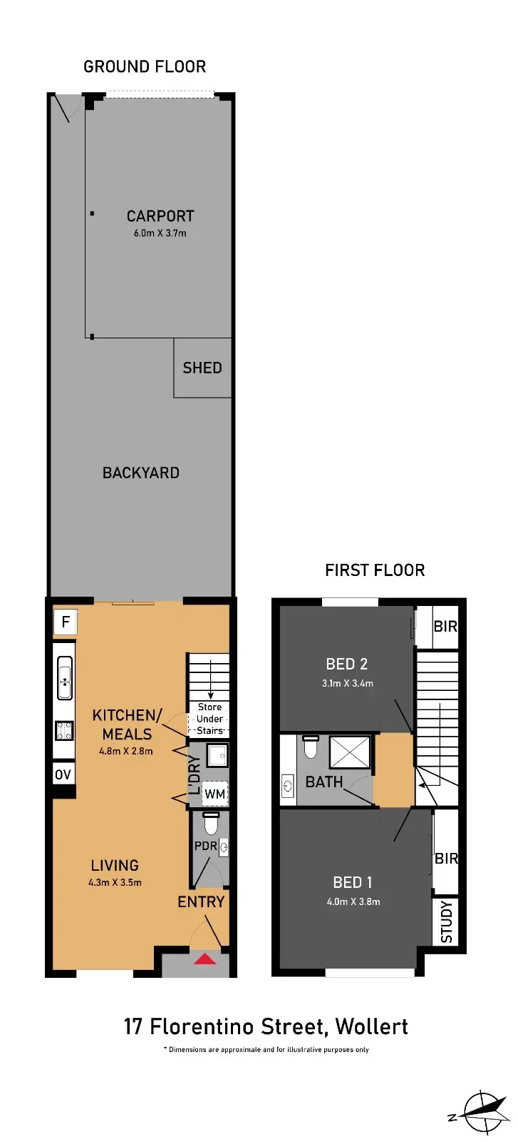 Floorplan of Homely house listing, 17 Florentino Street, Wollert VIC 3750
