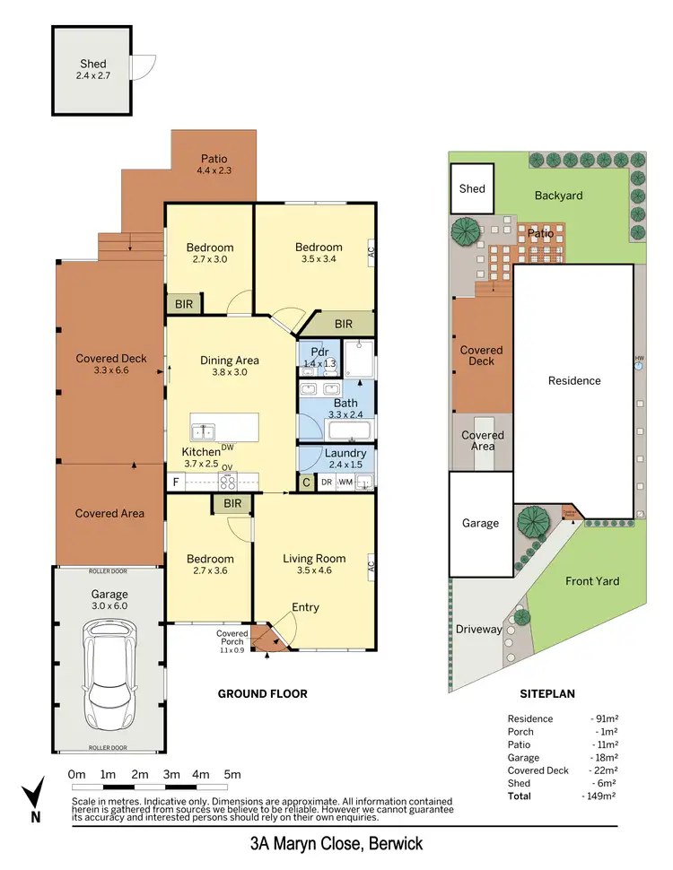 Floorplan of Homely house listing, 3A Maryn Close, Berwick VIC 3806