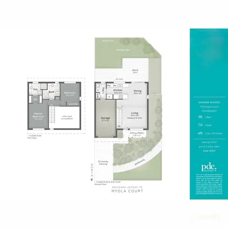 Floorplan of Homely townhouse listing, 7/43 Myola Court, Coombabah QLD 4216