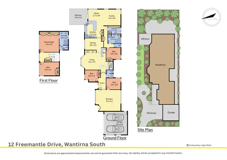Floorplan of Homely house listing, 12 Freemantle Drive, Wantirna South VIC 3152