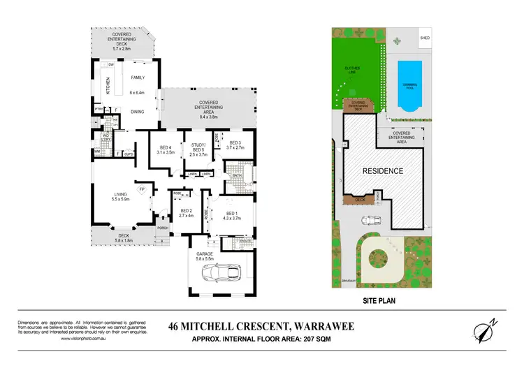 Floorplan of Homely house listing, 46 Mitchell Crescent, Warrawee NSW 2074