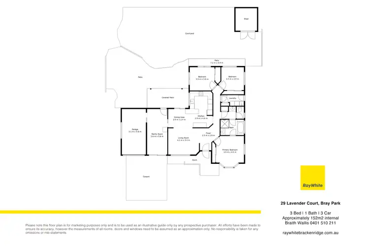 Floorplan of Homely house listing, 29 Lavender Court, Bray Park QLD 4500