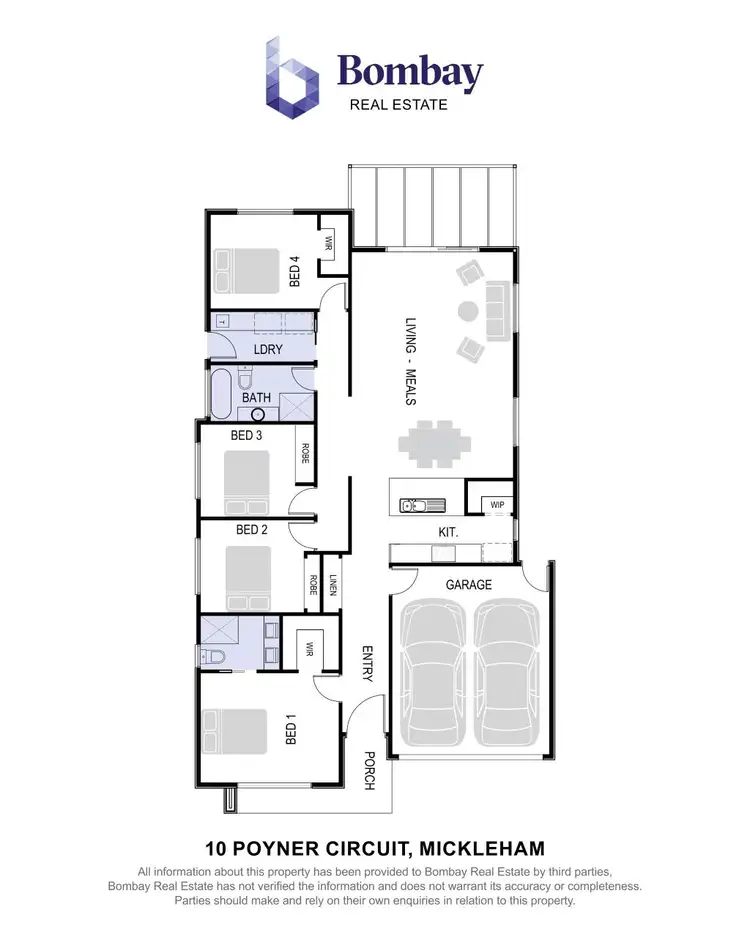 Floorplan of Homely house listing, 10 Poyner Circuit, Mickleham VIC 3064