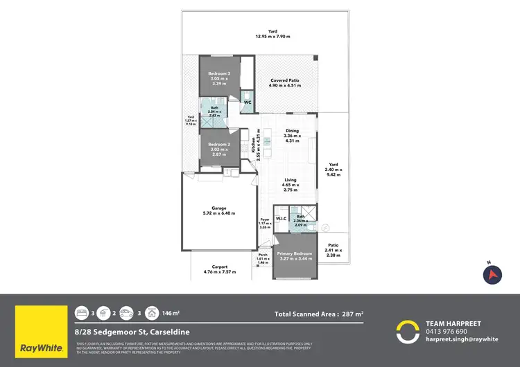 Floorplan of Homely house listing, 8/28 Sedgemoor Street, Carseldine QLD 4034