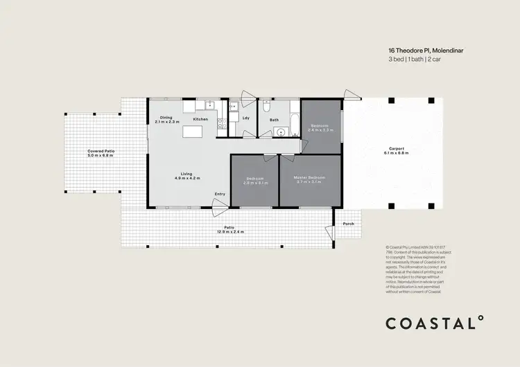 Floorplan of Homely house listing, 16 Theodore Place, Molendinar QLD 4214
