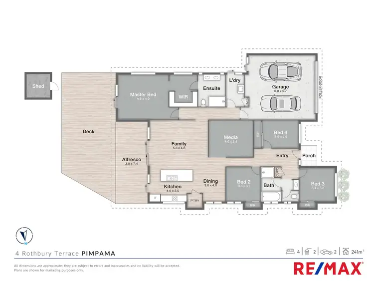 Floorplan of Homely house listing, 4 Rothbury Terrace, Pimpama QLD 4209
