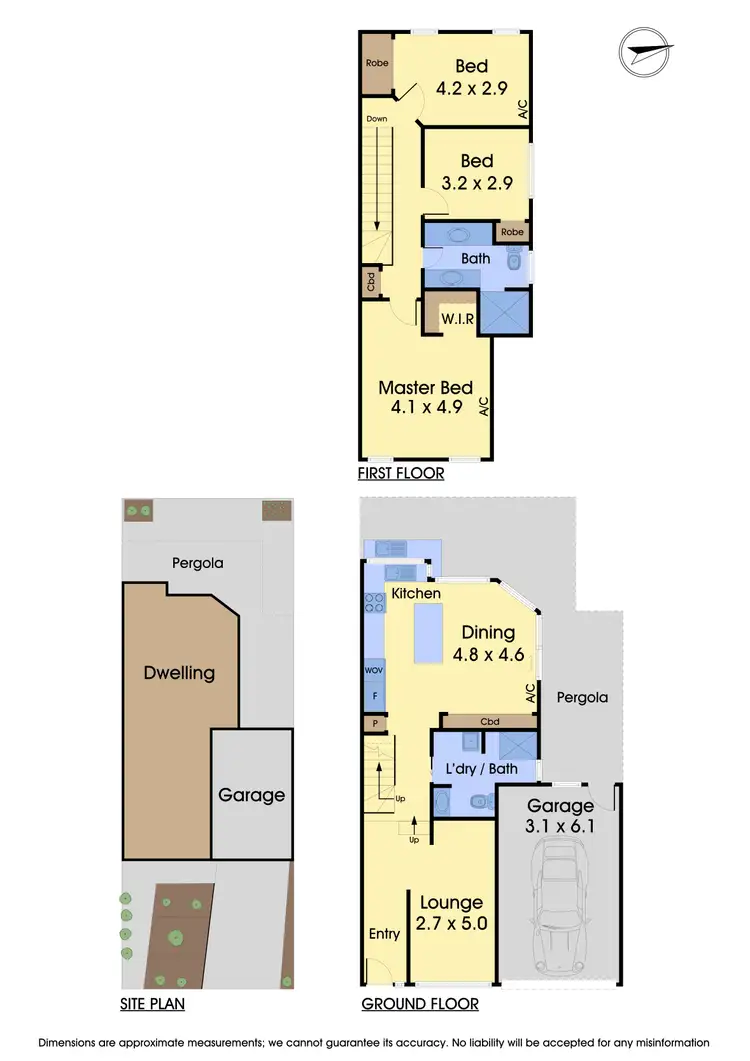 Floorplan of Homely townhouse listing, 1A Morton Street, Clayton VIC 3168