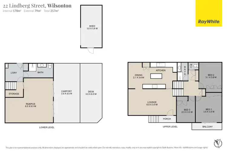 Floorplan of Homely house listing, 22 Lindberg Street, Wilsonton QLD 4350