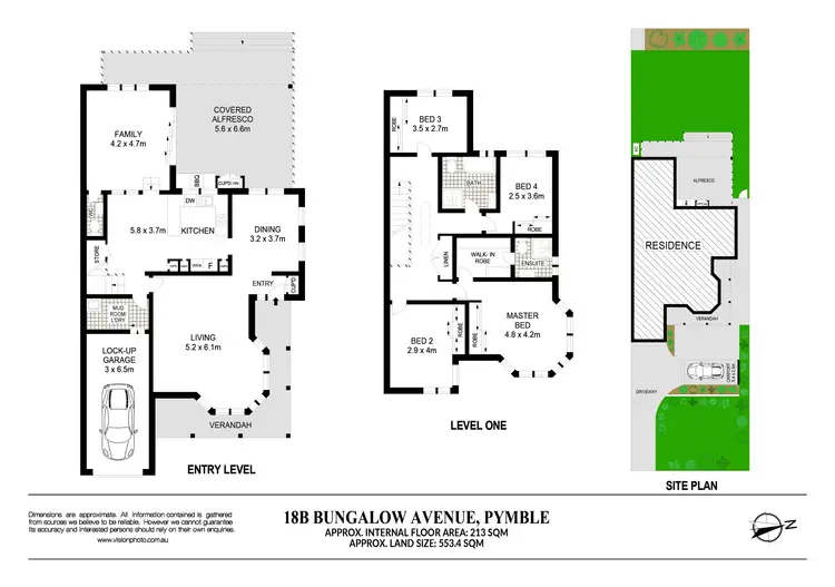 Floorplan of Homely house listing, 18B Bungalow Avenue, Pymble NSW 2073