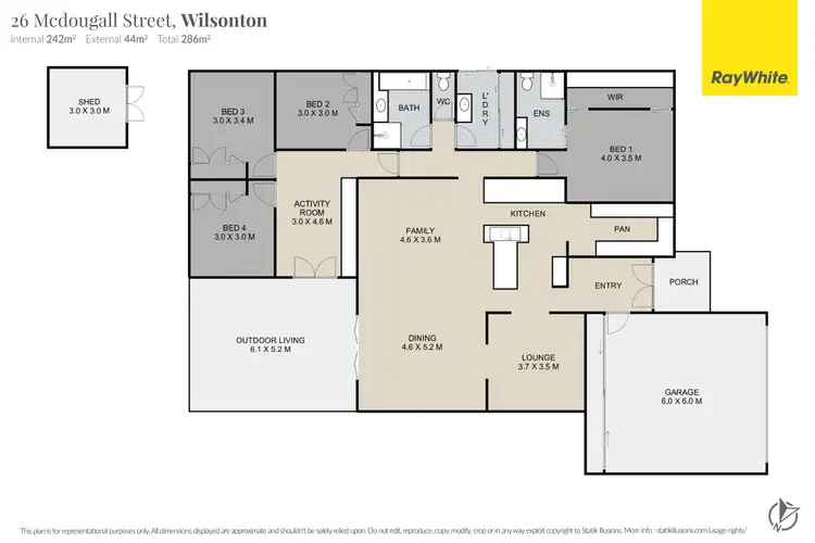 Floorplan of Homely house listing, 26 Mcdougall Street, Wilsonton QLD 4350