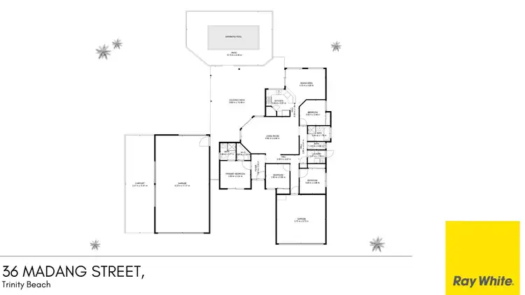 Floorplan of Homely house listing, 36 Madang Street, Trinity Beach QLD 4879