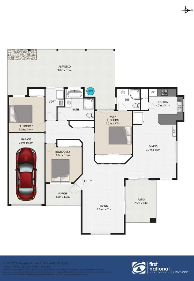 Floorplan of Homely house listing, 23 Olympus Drive, Cleveland QLD 4163