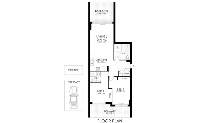 Floorplan of Homely house listing, 41/37-41 Charles Street, Liverpool NSW 2170