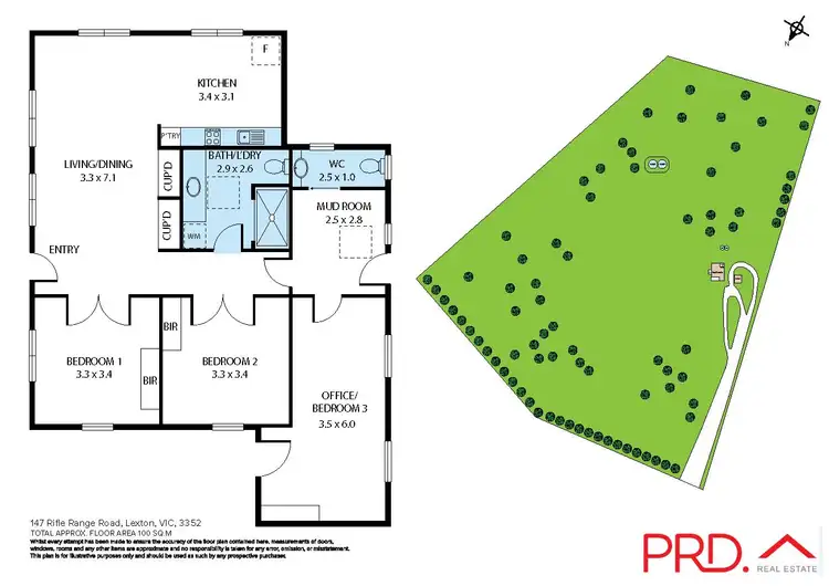 Floorplan of Homely house listing, 147 Rifle Range Road, Lexton VIC 3352