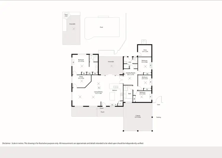 Floorplan of Homely house listing, 31 Godwit Crescent, Djugun WA 6725