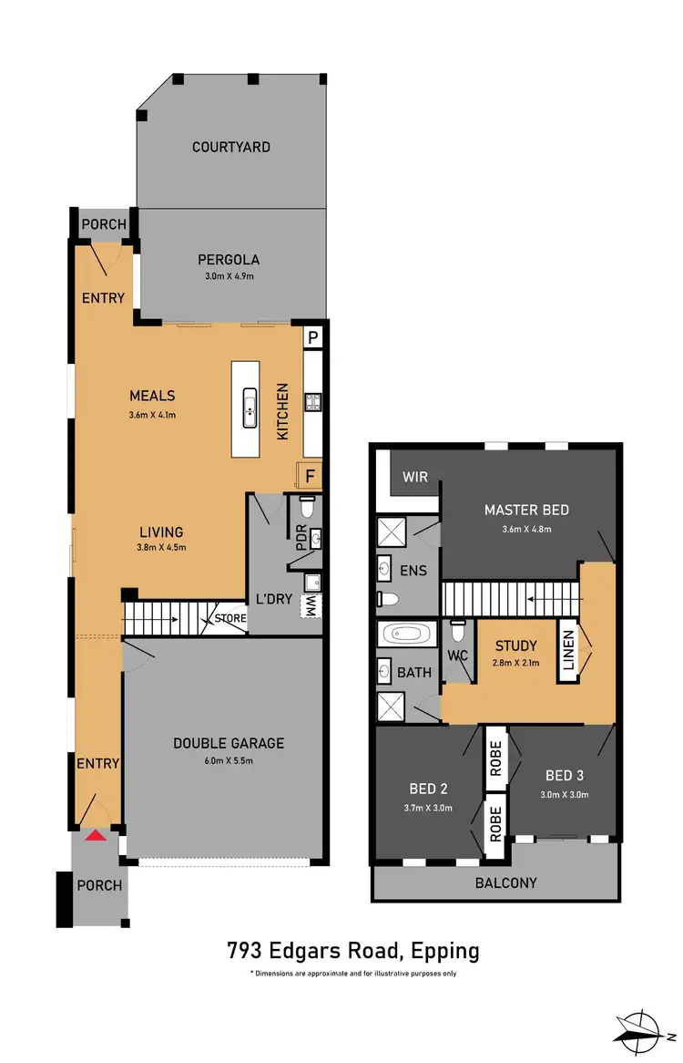 Floorplan of Homely house listing, 793 Edgars Road, Epping VIC 3076