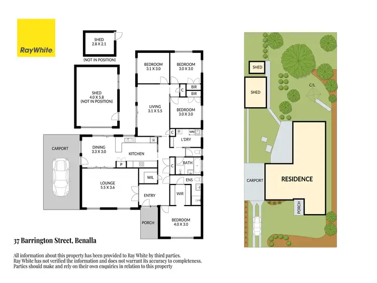 Floorplan of Homely house listing, 37 Barrington Street, Benalla VIC 3672