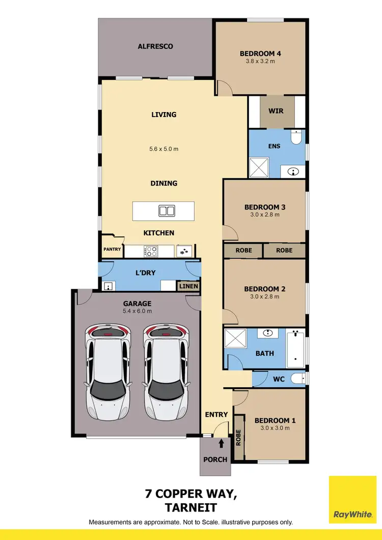 Floorplan of Homely house listing, 7 Copper Way, Tarneit VIC 3029