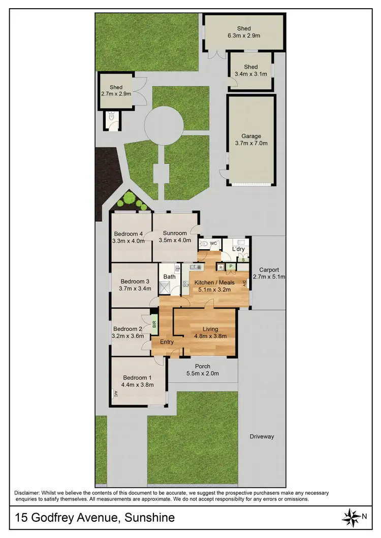 Floorplan of Homely house listing, 15 Godfrey Avenue, Sunshine North VIC 3020