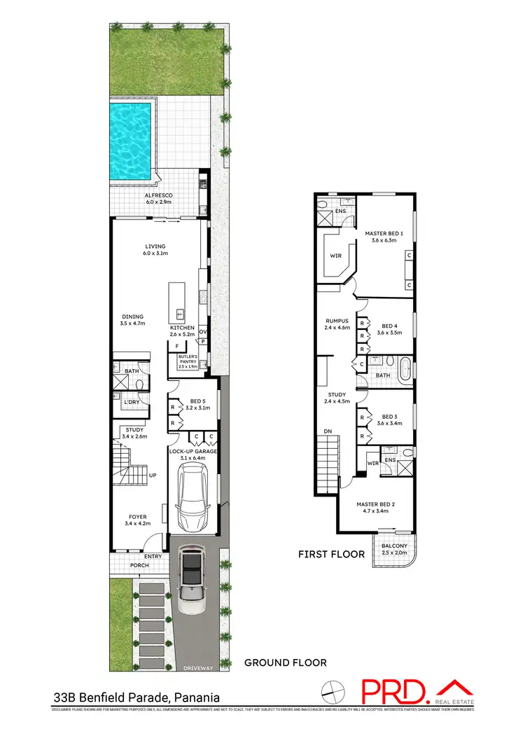 Floorplan of Homely house listing, 33b Benfield Parade, Panania NSW 2213