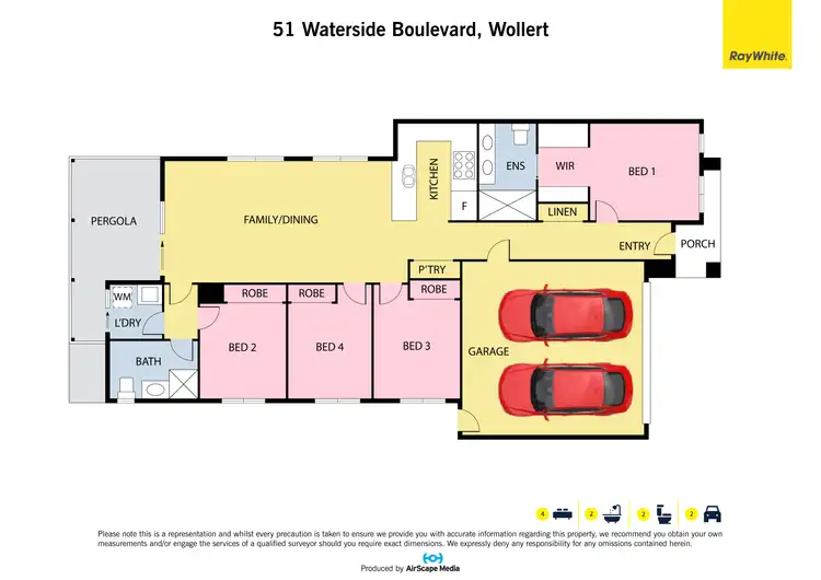 Floorplan of Homely other listing, 51 Waterside Boulevard, Wollert VIC 3750