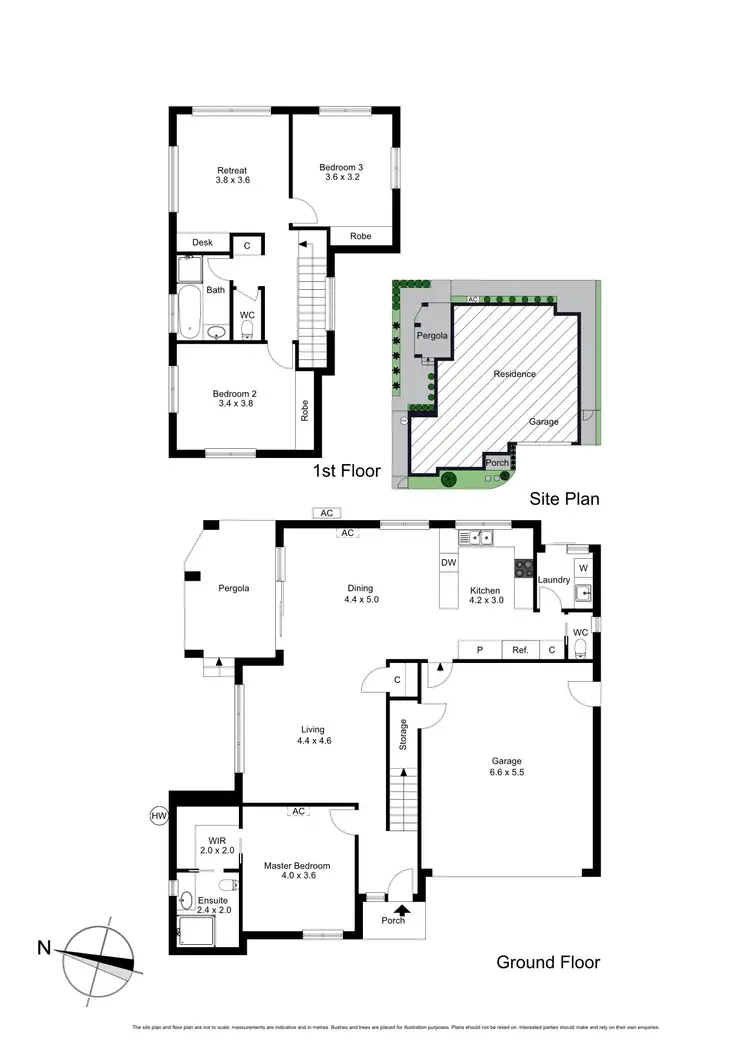 Floorplan of Homely townhouse listing, 2/26 Parer Street, Frankston VIC 3199