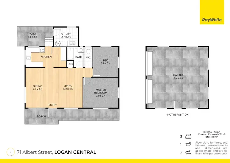 Floorplan of Homely house listing, 71 Albert Street, Logan Central QLD 4114