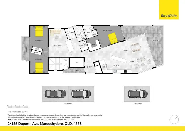 Floorplan of Homely apartment listing, 2/156 Duporth Avenue, Maroochydore QLD 4558
