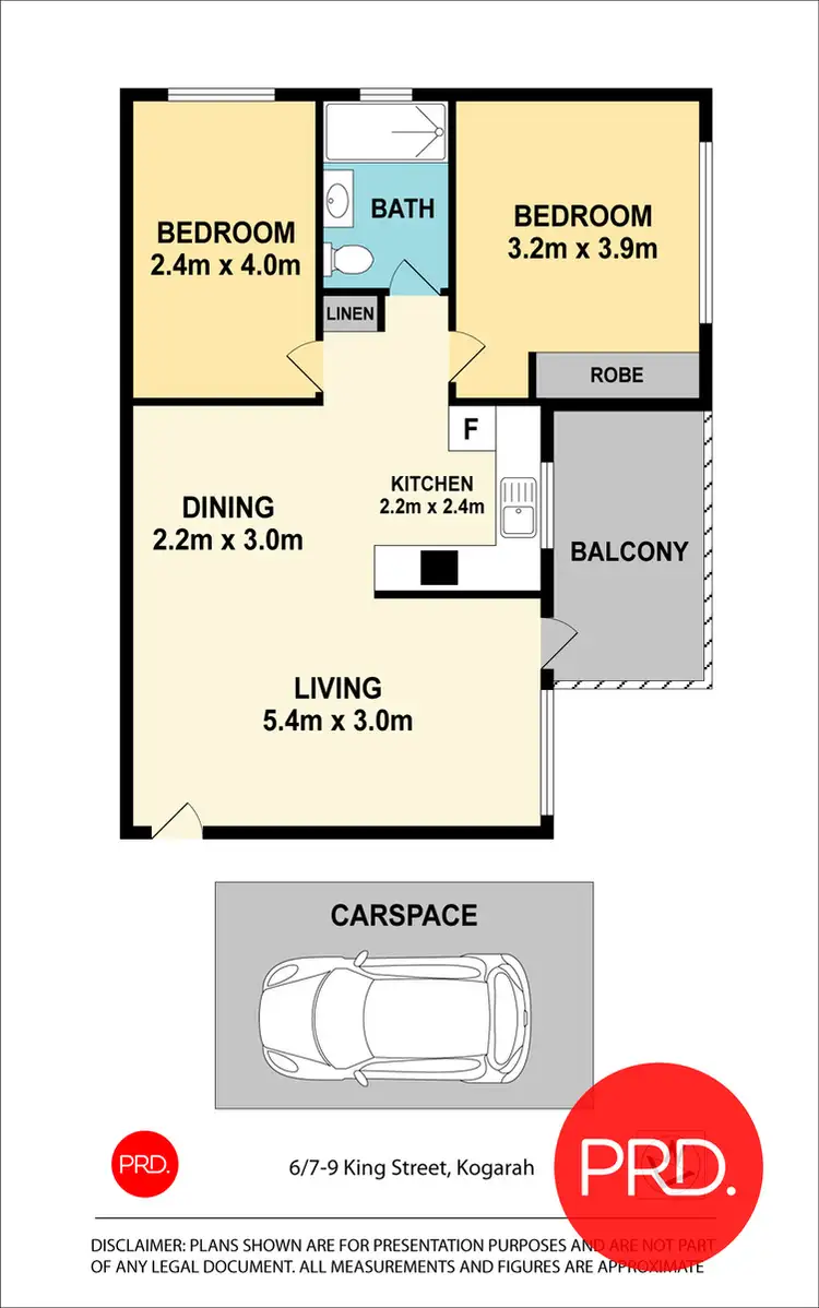 Floorplan of Homely apartment listing, 6/7-9 King Street, Kogarah NSW 2217