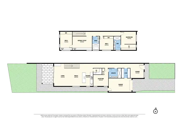 Floorplan of Homely townhouse listing, 1/7 Mitchell Avenue, Altona North VIC 3025