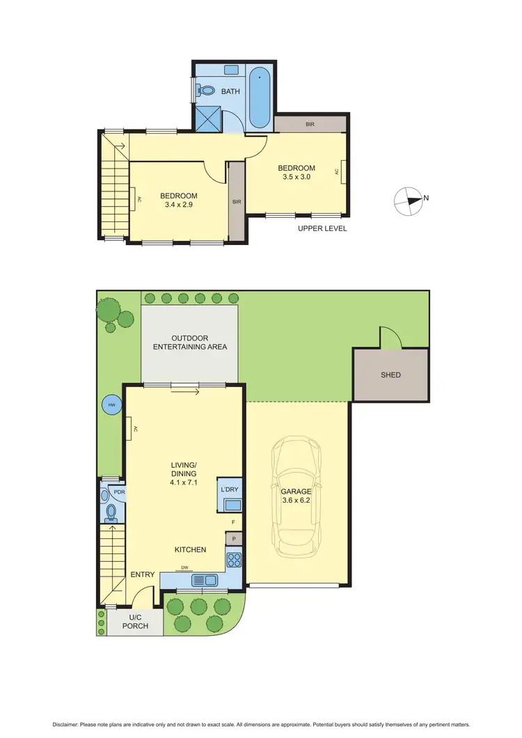 Floorplan of Homely townhouse listing, 2/20 Margaret Street, Fawkner VIC 3060