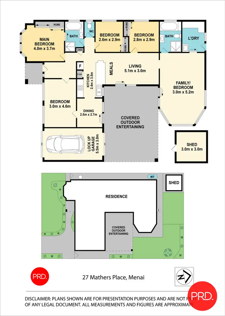 Floorplan of Homely house listing, 27 Mathers Place, Menai NSW 2234