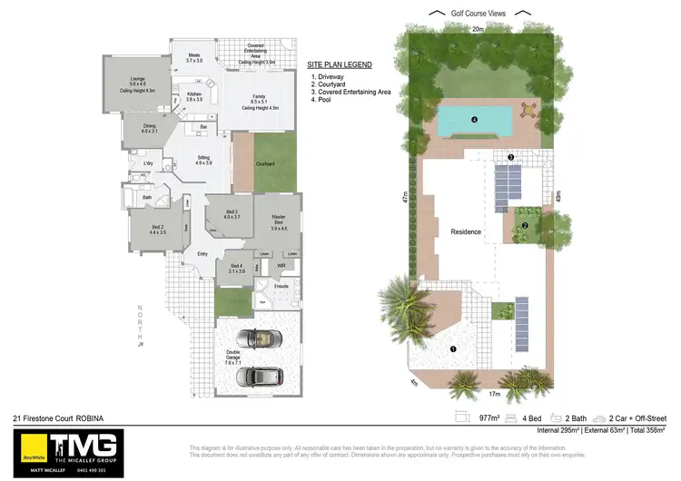 Floorplan of Homely house listing, 21 Firestone Court, Robina QLD 4226