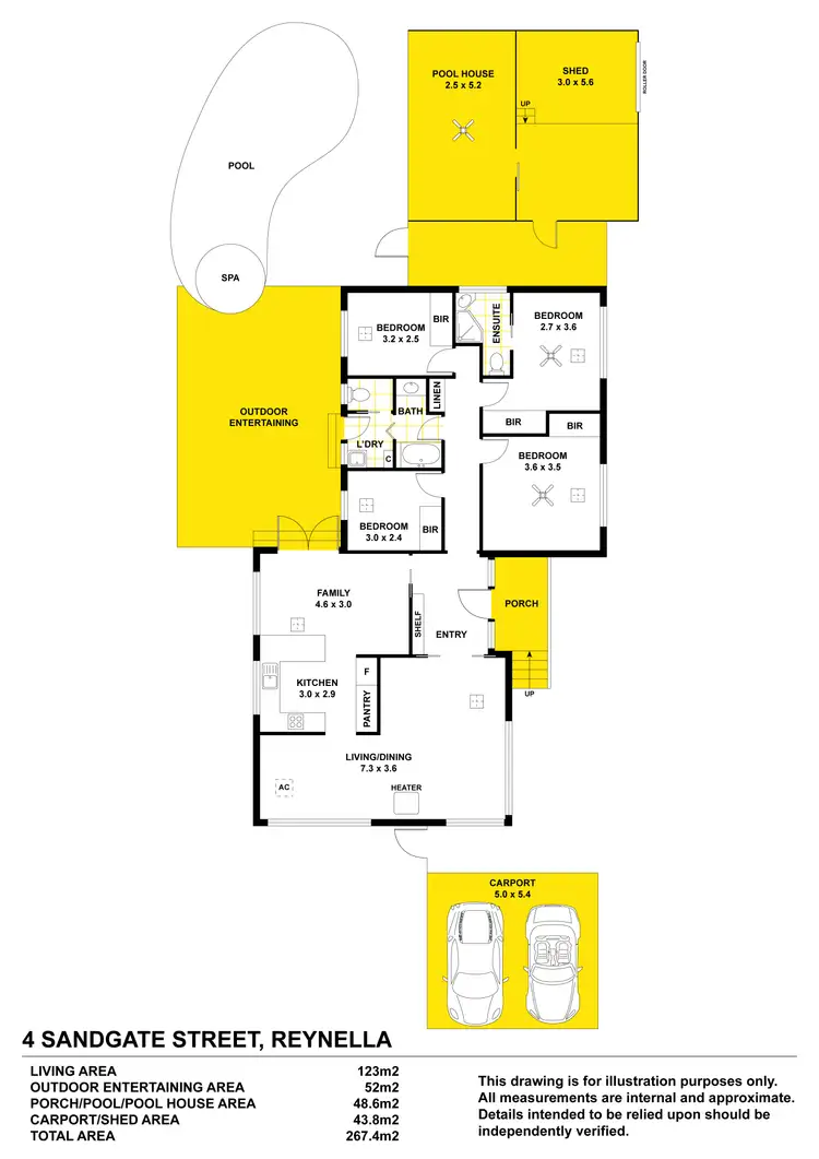 Floorplan of Homely house listing, 4 Sandgate Street, Reynella SA 5161