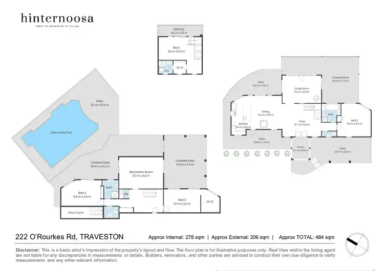 Floorplan of Homely house listing, 222 O'Rourkes Road, Traveston QLD 4570
