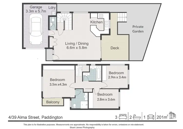 Floorplan of Homely house listing, 4/39 Alma Street, Paddington QLD 4064
