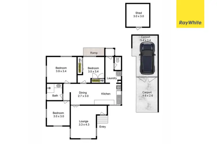 Floorplan of Homely house listing, 3 Saxby Street, Zillmere QLD 4034