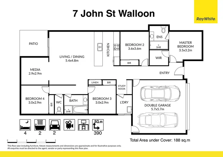 Floorplan of Homely house listing, 7 John Street, Walloon QLD 4306