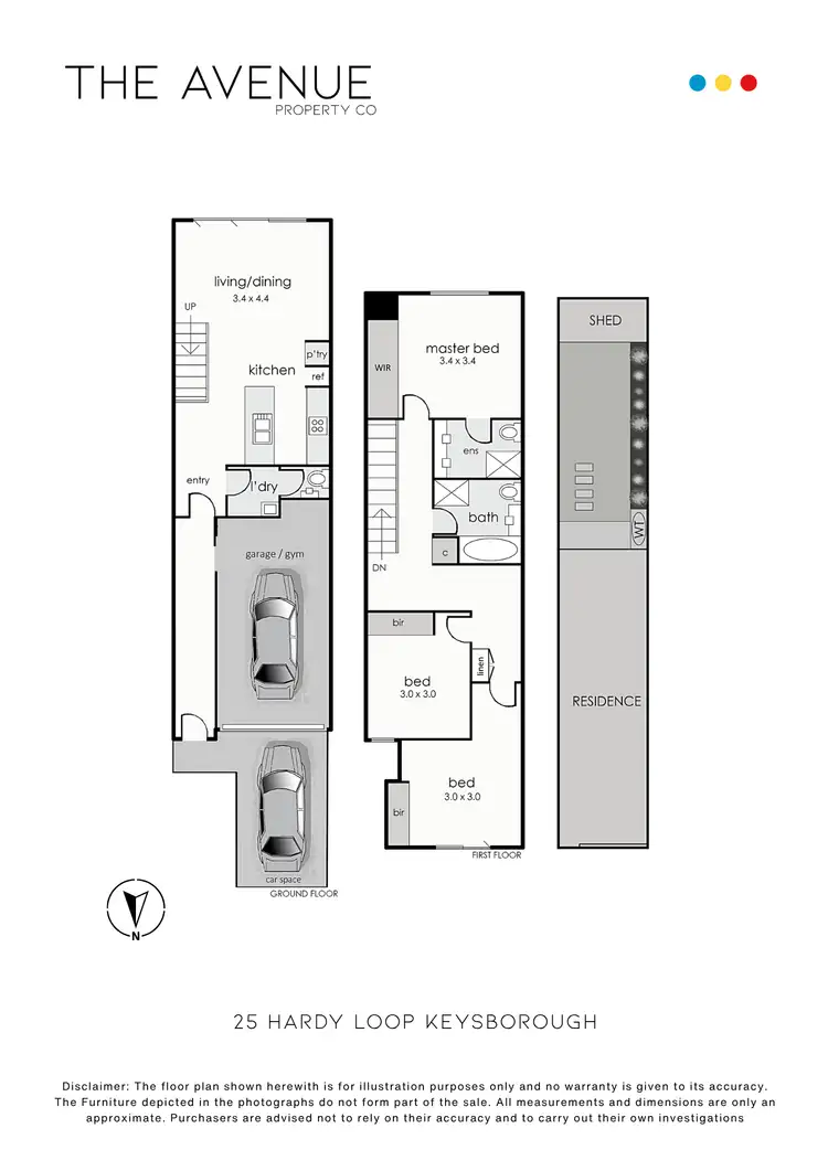 Floorplan of Homely townhouse listing, 25 Hardy Loop, Keysborough VIC 3173