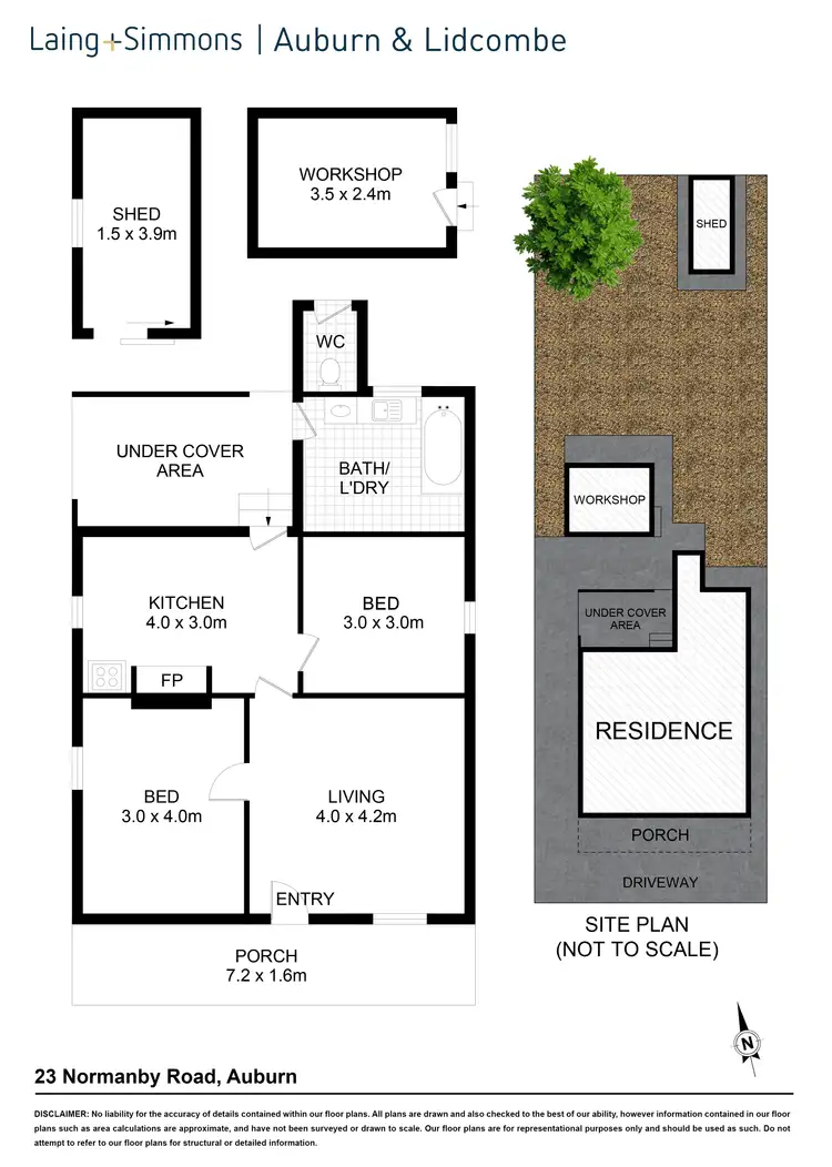 Floorplan of Homely house listing, 23 Normanby Rd, Auburn NSW 2144